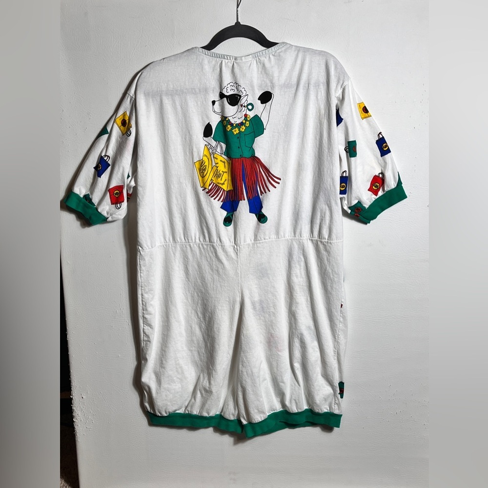 Vintage Colorful Graphic Romper Medium - Picture 6 of 11